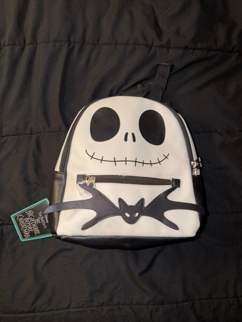 Disney Nightmare Before Christmas Jack Skellington Mini Backpack NWT Bat